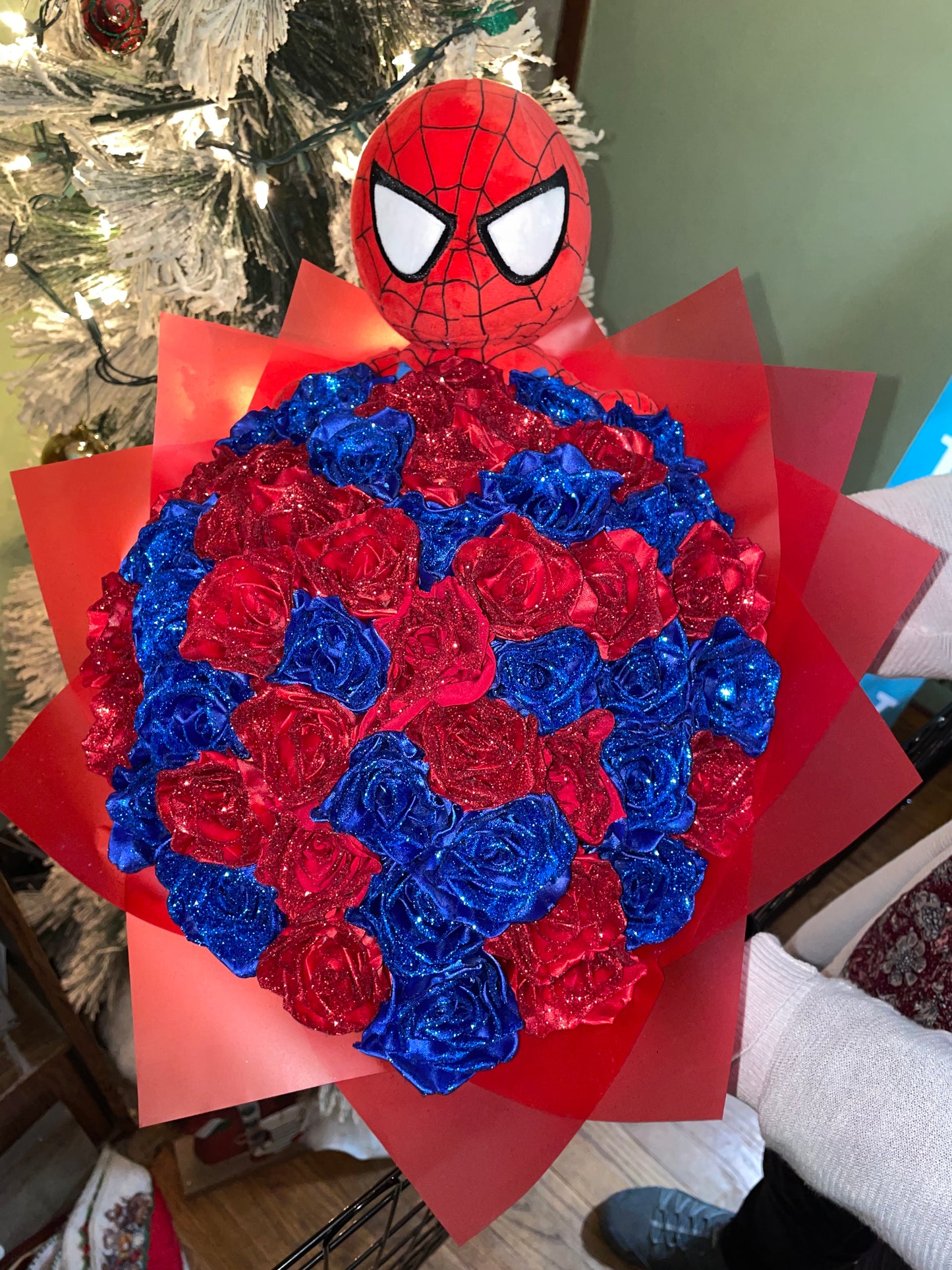 50 count Spider-Man eternal rose bouquet