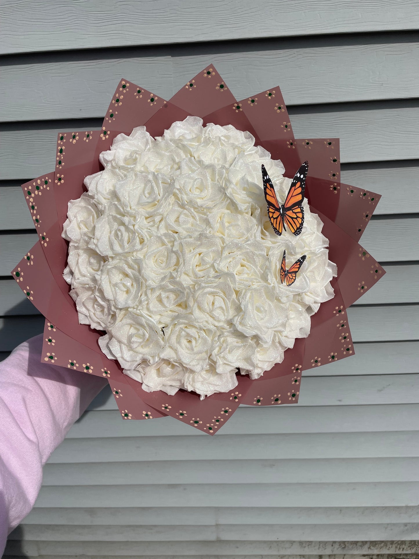 Barro inspired eternal rose bouquet